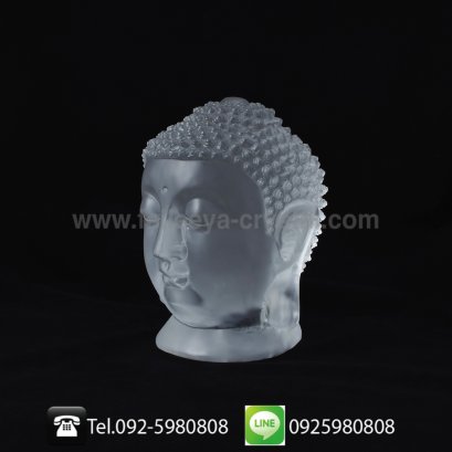 เศียรพระคริสตัลแกะสลัก